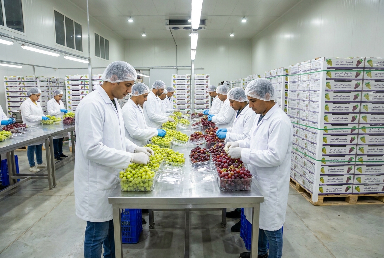 Grape packing facility